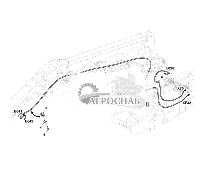 Wiring Harness, Sensor and Working Lights, Boom - ST851612 294.jpg